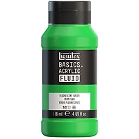 Acrylique basics fluide - 4oz - vert fluorescent