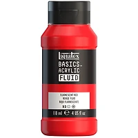 Acrylique basics fluide - 4oz - rouge fluorescent