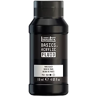 Basics fluid acrylic - 4oz - mars black