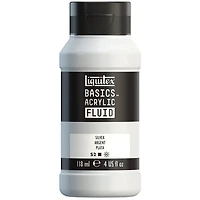 Basics fluid acrylic - 4oz - silver