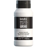 Basics fluid acrylic - 4oz - transparent mixing white