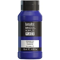 Basics fluid acrylic - 4oz - ultramarine blue