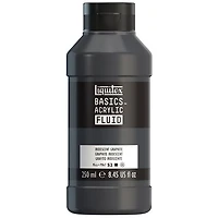 Basics fluid acrylic - 8oz - iridescent graphite
