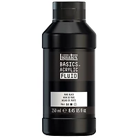 Basics fluid acrylic - 8oz - mars black