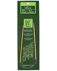 Bamboo needles - circular - 4mm