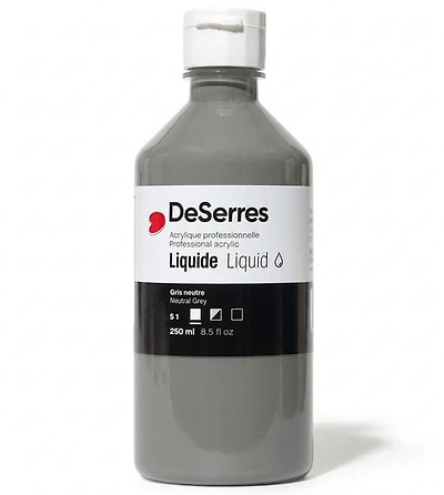 Acrylique liquide  gris neutre série 1 - 250ml