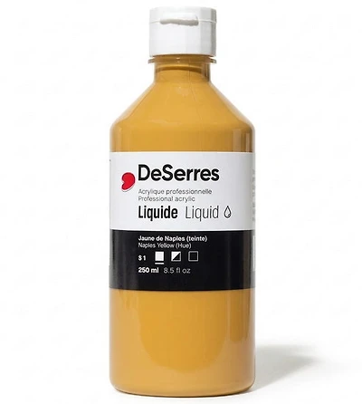 Acrylique liquide  jaune de naples imitation série 1 - 250ml