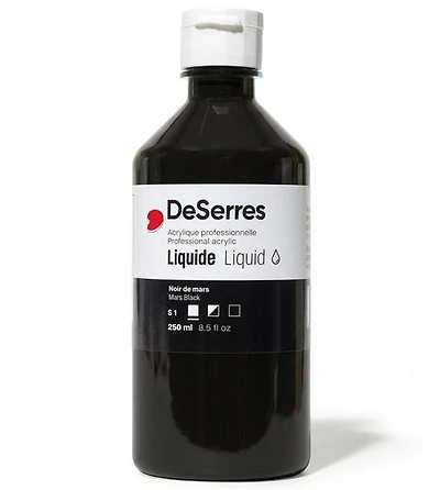 Acrylique liquide  noir de mars série 1 - 250ml