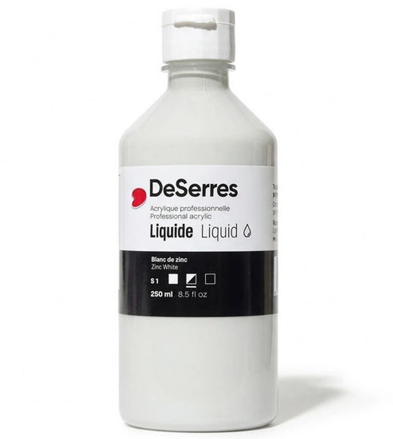 Liquid Acrylic Zinc White Series 1