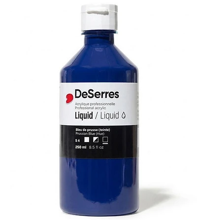 Acrylique liquide  bleu de prusse imitation série 4 - 250ml