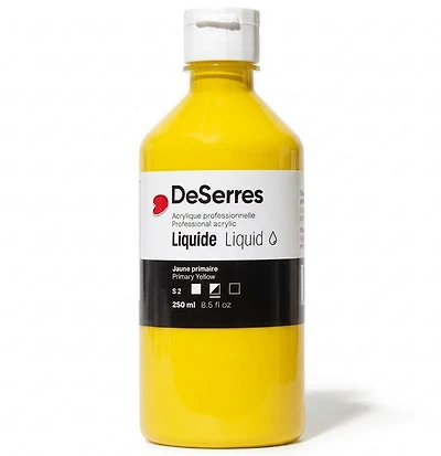 Acrylique liquide  jaune primaire série 2 - 250ml