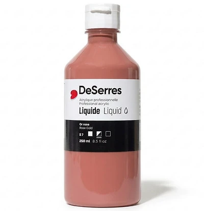 Acrylique liquide  or rose série 7 - 250ml