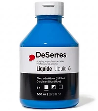 Acrylique liquide bleu ceruléen imitation série 1 - 500ml