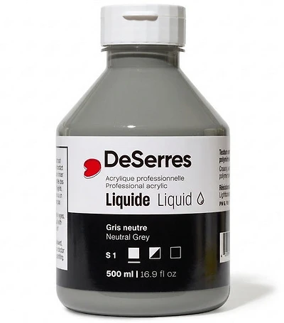 Acrylique liquide gris neutre série 1 - 500ml