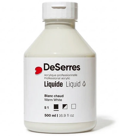 Acrylique liquide blanc chaud série 1 - 500ml