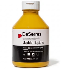 Acrylique liquide jaune cadmium moyen imitation série 3 - 500ml