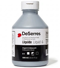 Acrylique liquide argent iridescent série 5 - 500ml