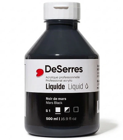 Acrylique liquide noir de mars série 1 - 500ml
