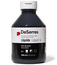 Acrylique liquide noir de mars série 1 - 500ml