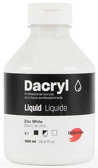 Acrylique liquide zinc blanc série 1 - 500ml