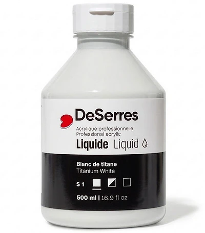Acrylique liquide blanc de titane série 1 - 500ml