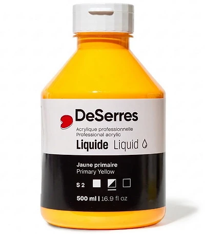Acrylique liquide jaune primaire série 2 - 500ml