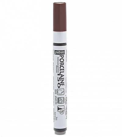 Porcelain marker - porcelaine 150 - 0.7mm - brown earth