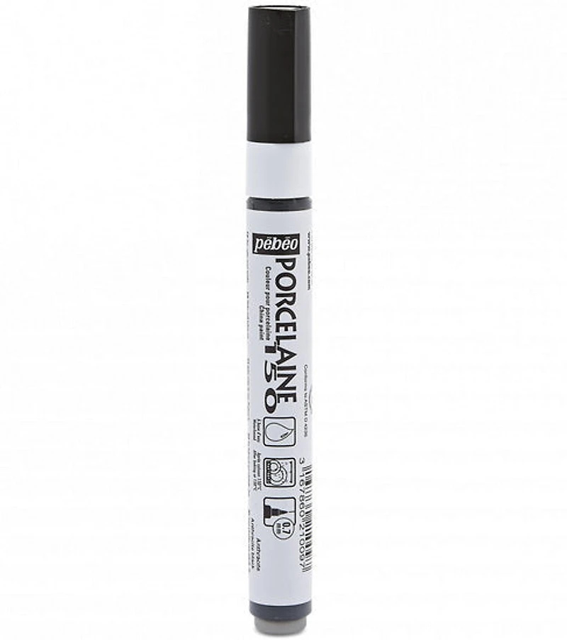 Marqueur porcelaine - porcelaine 150 - 0.7mm - noir anthracite