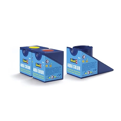 Aqua Color Acrylic Paint - 18 ml Tar Black Mat