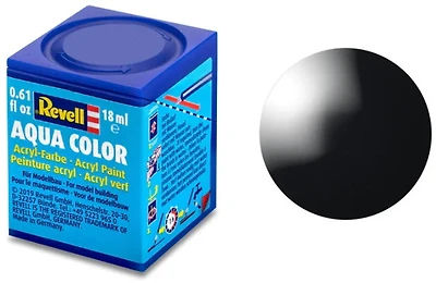 ACRYLIQUE AQUA COLOR - 18 ML Noir Brillant