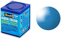 Aqua Color Acrylic Paint - 18 ml Light Blue Gloss