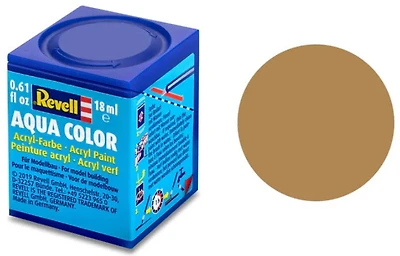 Aqua Color Acrylic Paint - 18 ml Ochre Brown Mat