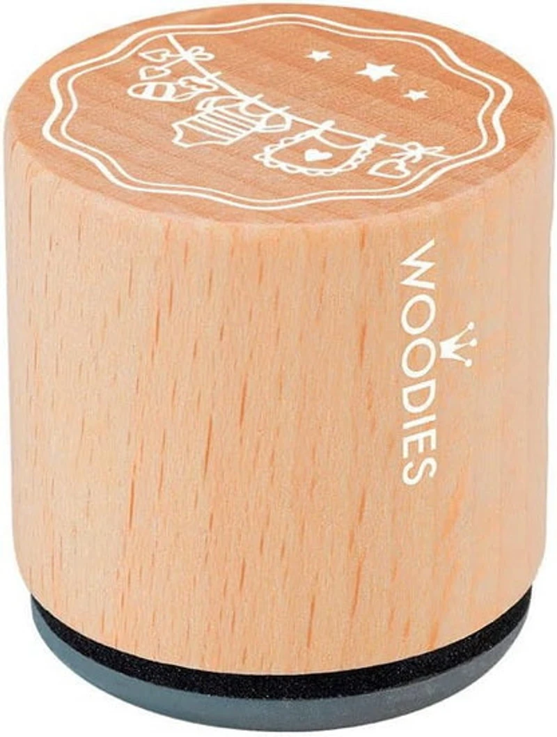 Tampon woodies – corde à linge
