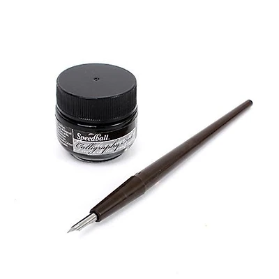 Ens. stylo plume 102 et encre noire 0.4oz