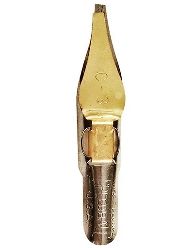 Plume calligraphie - c3 - plate