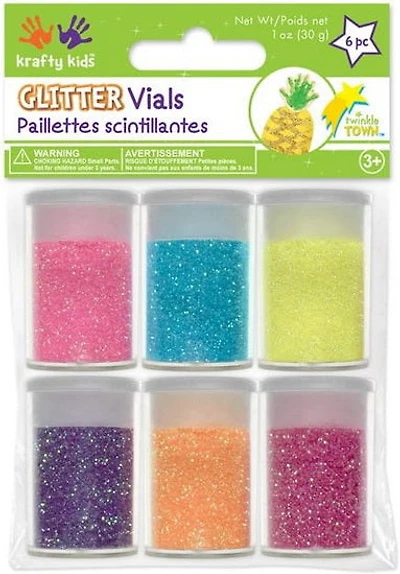 Glitter - neon - 6x5gr