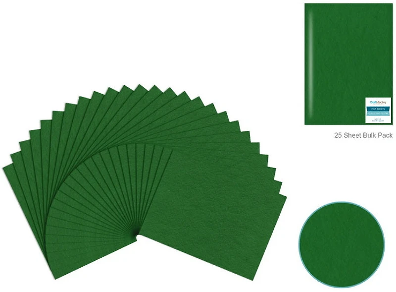 Felt - kelly green - 29x12in