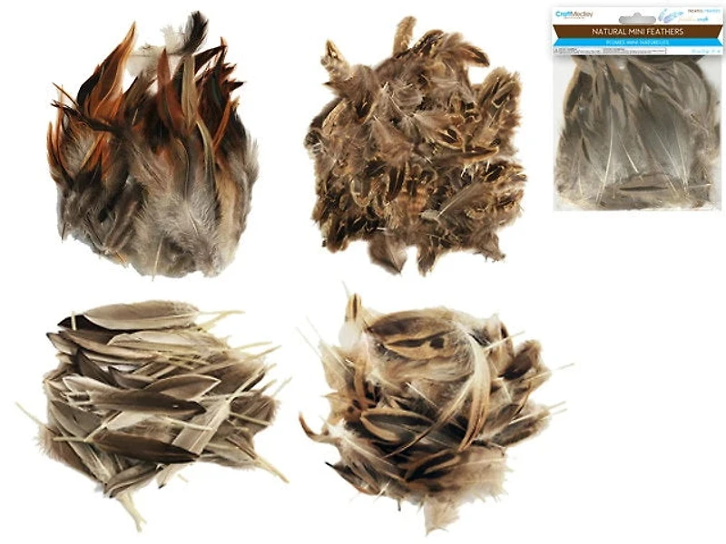Mini plumes - naturel - 3gr