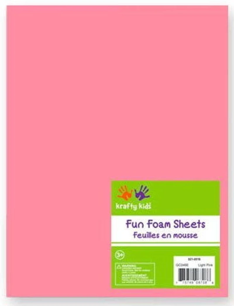 Mousse - rose clair - 9x12po