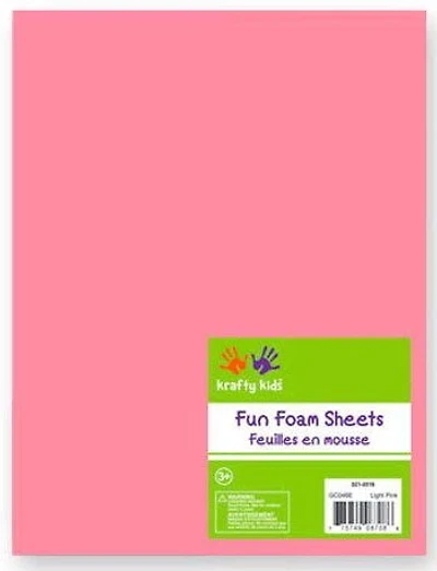 Mousse - rose clair - 9x12po