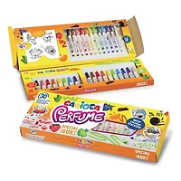 30-Pack Scented Perfume Markers w/ Stickers