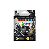 8-Pack Wax Crayons - Metallic