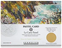 Pqt. 6 cartes pastel - 30x40cm - jaune naples