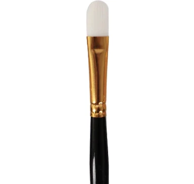 Pinceau ovale à manche court