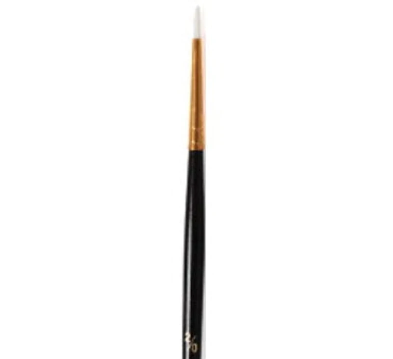 Round short handle paintbrush #2/0