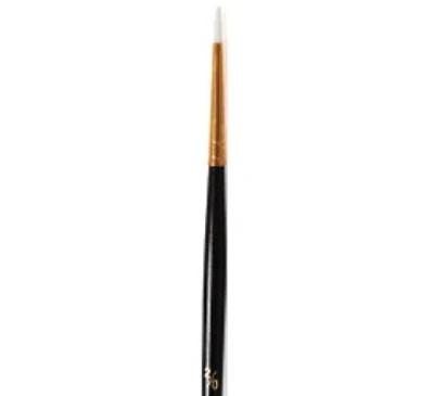 Round short handle paintbrush #2/0