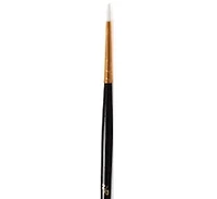 Round short handle paintbrush #2/0