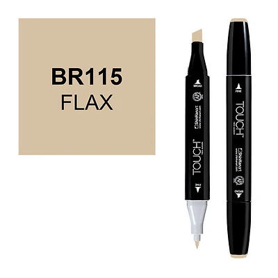 Marqueur touch double pointe lin