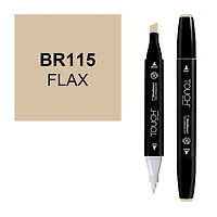 Marqueur touch double pointe lin