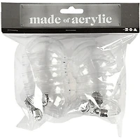 Boule a decorer transp 6 cm 8 pcs